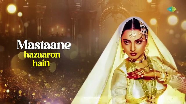 In Akhon Ki Masti Ke Asha Bhosle Lyrical Video Rekha Songs Umrao Jaan Ghazal Romantic