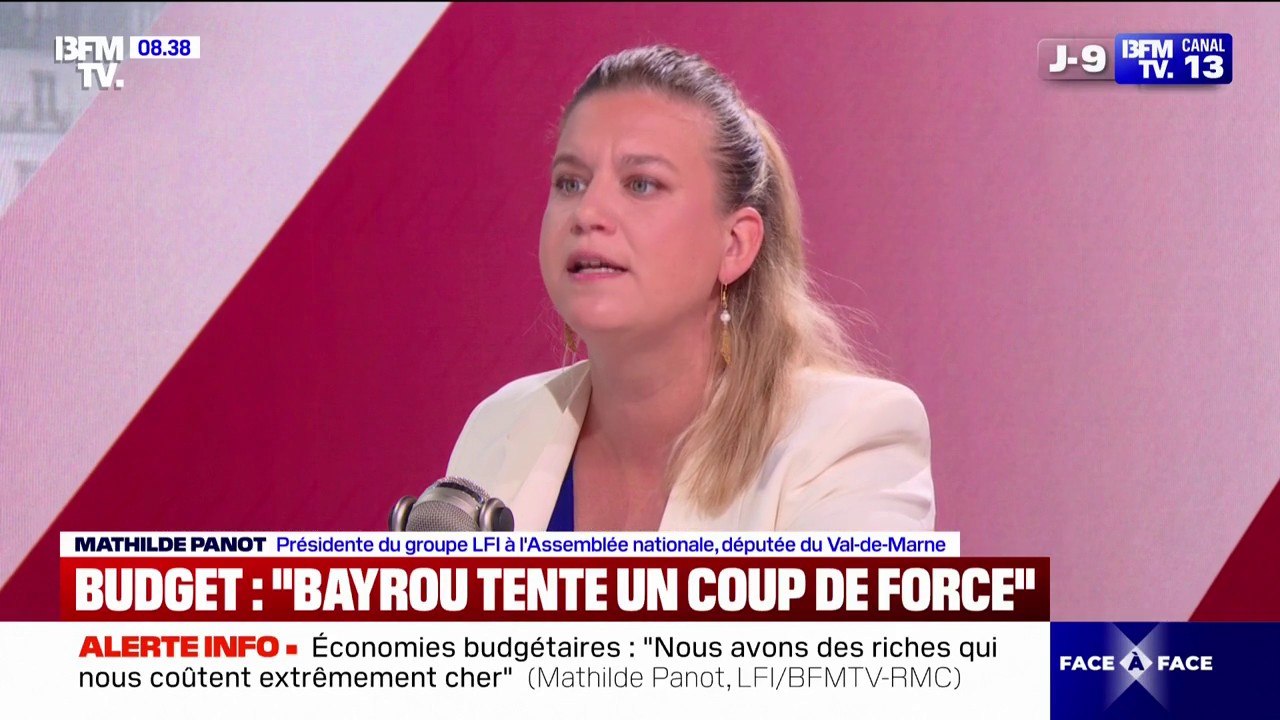 Budget: “Nous avons des riches qui nous coûtent extrêmement cher”, estime Mathilde Panot (LFI)