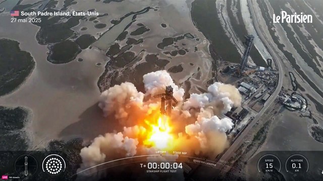 SpaceX : la fusée Starship explose au-dessus de l’océan Indien