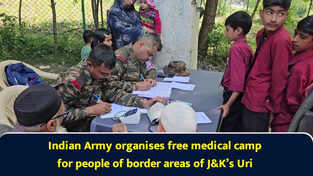 Indian Army organises free medical camp for people of border areas of J&K’s Uri