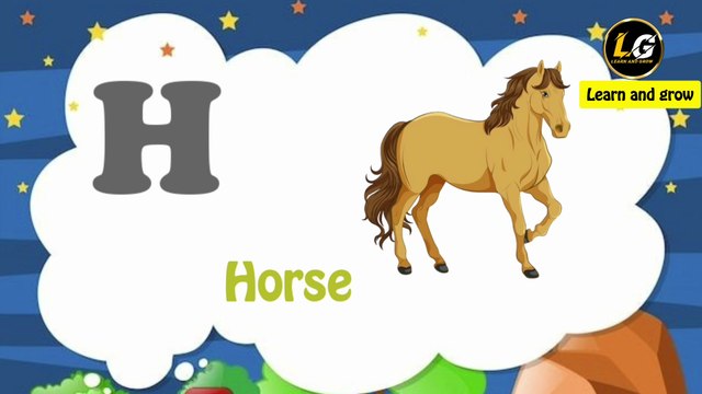 20 words that start with letter H/Initial sounds/letter G words for kids