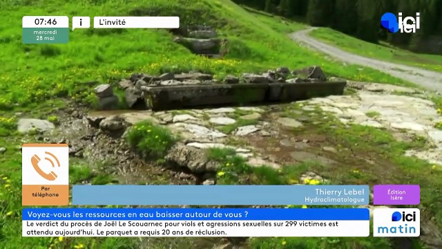 Journée spéciale alerte sur l'eau : quel impact a le changement climatique sur la ressource en eau en Isère ?