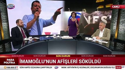 İstanbul'da İmamoğlu afişleri söküldü