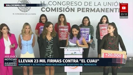 23 mil firmas piden desafuero de Cuauhtémoc Blanco por grave denuncia
