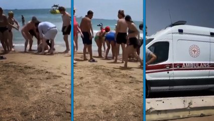 Denizde fenalaşan turist hastanede kurtarılamadı