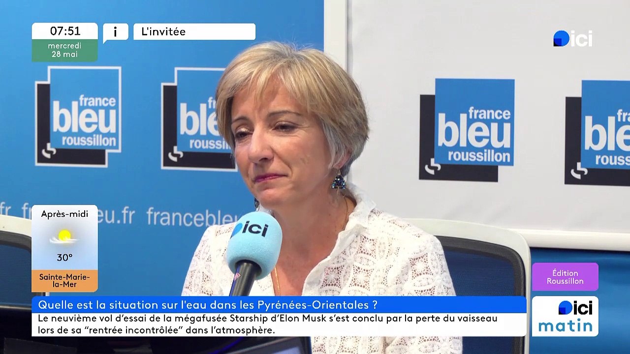 Christine Espert,  directrice "Plan résilience pour l'eau" à la préfecture des Pyrénées-Orientales