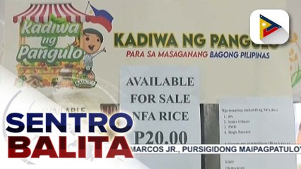 120K minimum wage earners, inaasahang makikinabang sa bentahan ng P20/kg na bigas sa Hunyo ayon sa D.A.