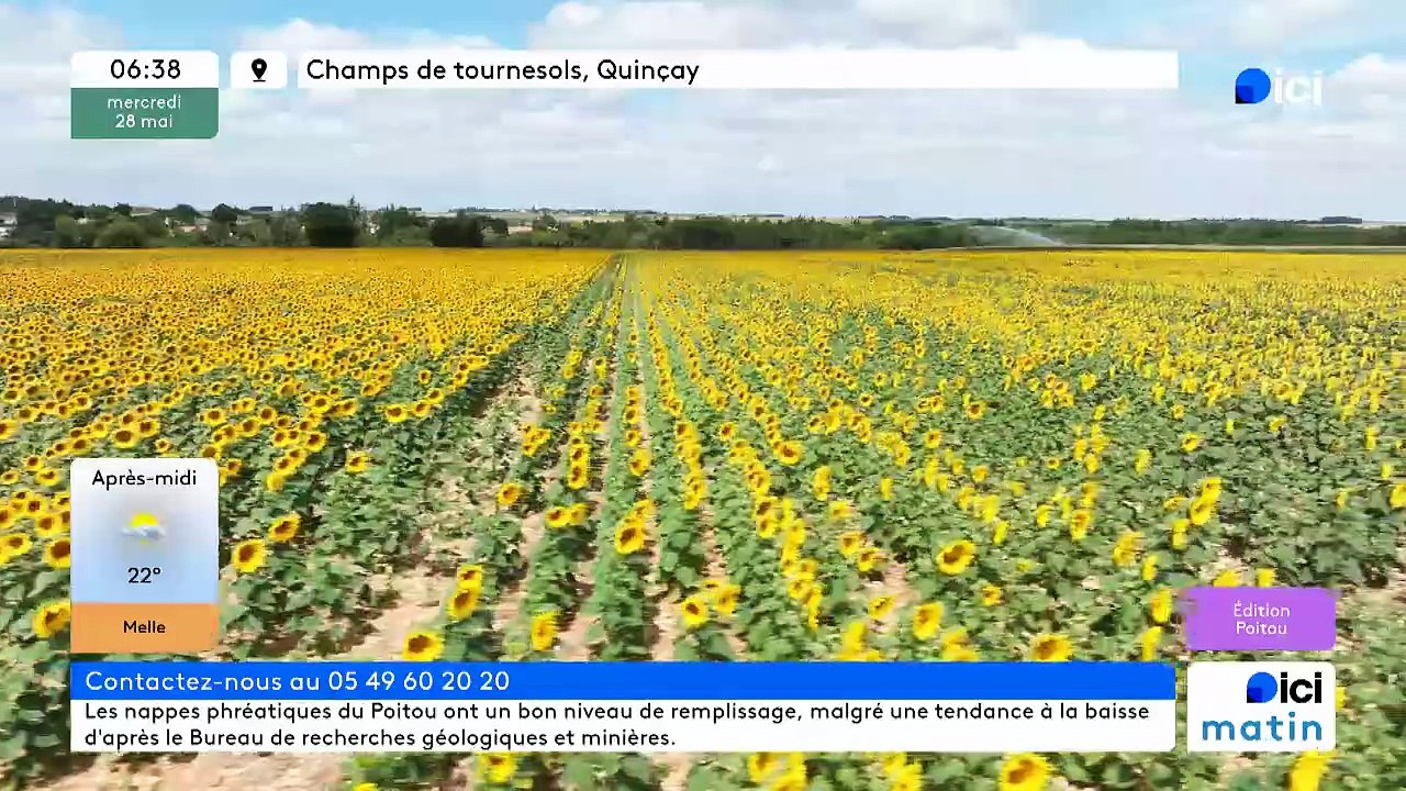 28/05/2025 - ici matin par ici Poitou en vidéo