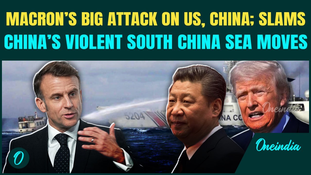 Macron Rages Against China's South China Sea Moves Amid Philippines Tensions, Slams US Dominance