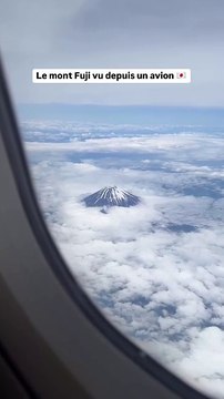 Le mont Fuji vu depuis le ciel 🇯🇵