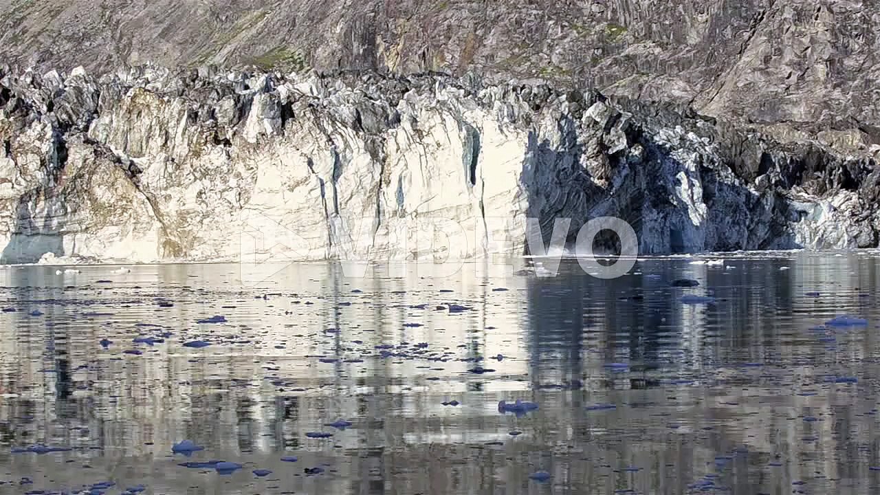 Tidewater glacier Johns Hopkins glacier calving in Glacier Bay National Park Alaska 1