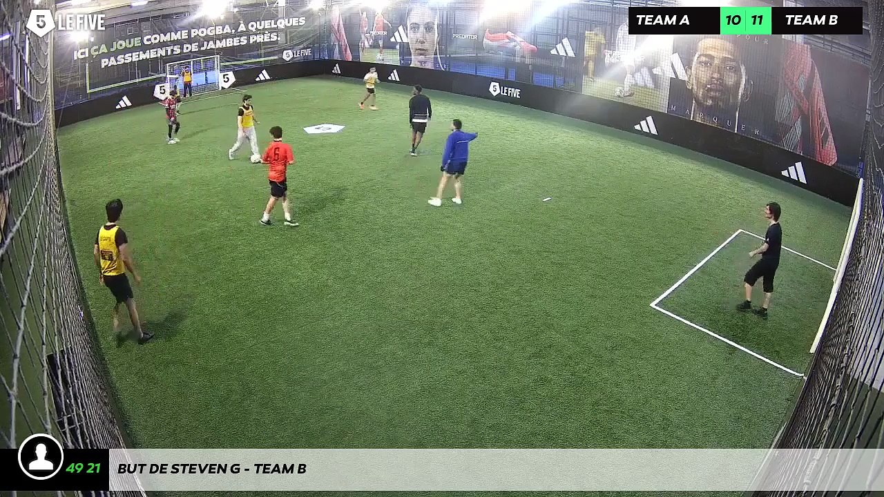 But de Steven G - Team B