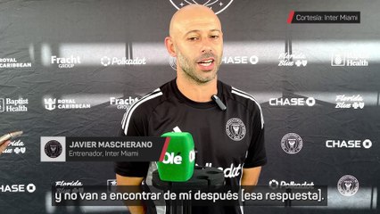 Mascherano, sobre Luis Suárez: "No estoy aquí para señalar a nadie"