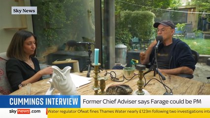 Nigel Farage could become Prime Minister in 2029, says Dominic Cummings