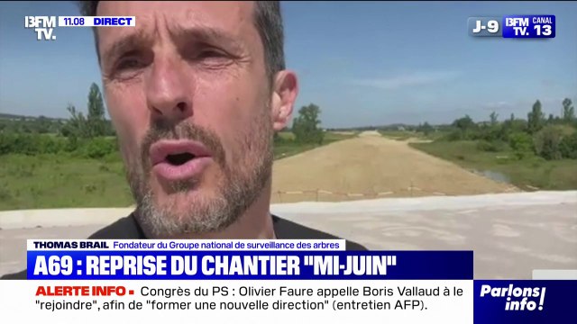 Reprise du chantier de l'A69: C'est un échec environnemental , assure Thomas Brail (fondateur du Groupe national de surveillance des arbres)