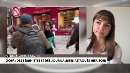 Des militantes du groupe Nemesis rapportent avoir été agressées
