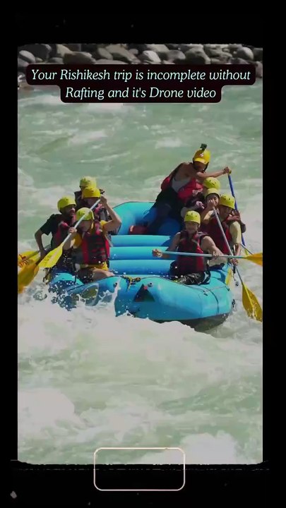 Rafting Video in Rishikesh | River Rafting Drone Videos – Drone Craft