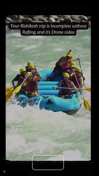 Rafting Video in Rishikesh | River Rafting Drone Videos – Drone Craft