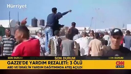 Gazze'de yardım dağıtımında ateş açıldı