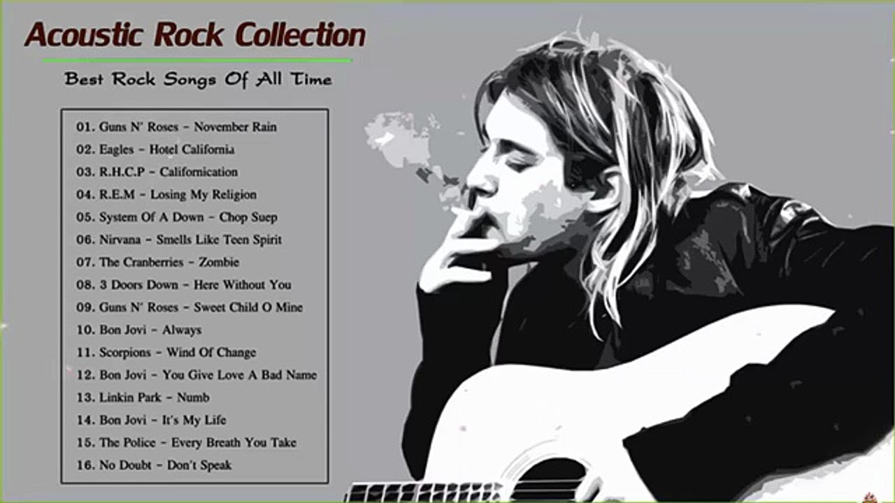 Acoustic Rock Covers _ Best Acoustic Rock Songs Of All Time _Music For Life