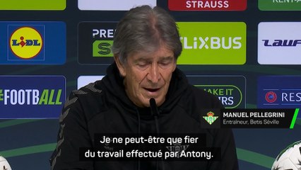 Pellegrini : "Antony voulait prendre sa revanche"
