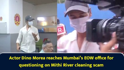 Actor Dino Morea reaches Mumbai’s EOW office for questioning on Mithi River cleaning scam