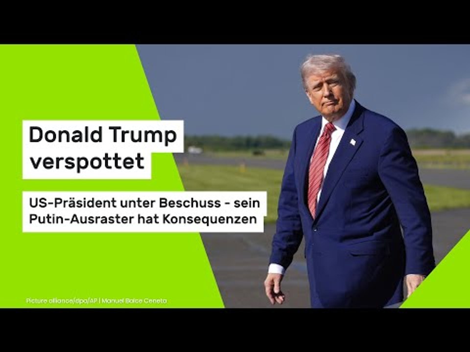 Donald Trump verspottet: US-Präsident unter Beschuss - sein Putin-Ausraster hat Konsequenzen
