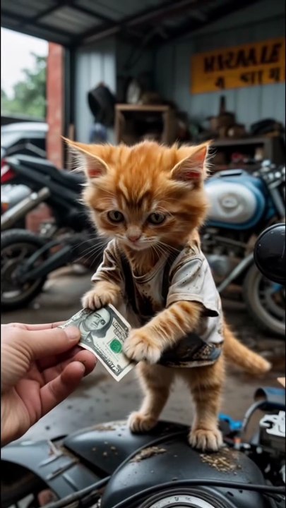 Poor Cat Works Hard to Make His Sister’s Dream Come True..😢❤️#aicatstory  #aicatsvideo  #aigenerated  #foryou  #foryoupage  #catsoftiktok  #poorcat  #aicatstories  #motivation