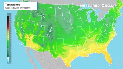 Warming up in the West on Wednesday as temperatures soar into the 90s.
