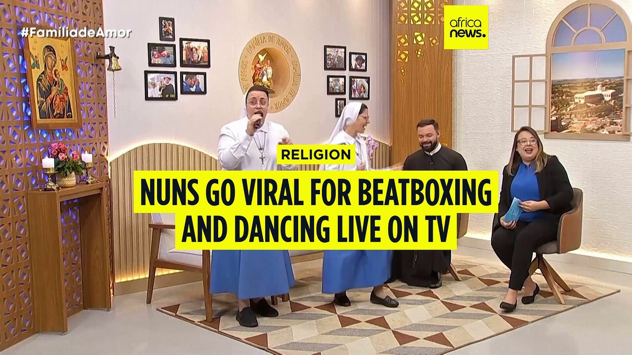 Two Brazilian nuns go viral for beatboxing and dancing live on TV