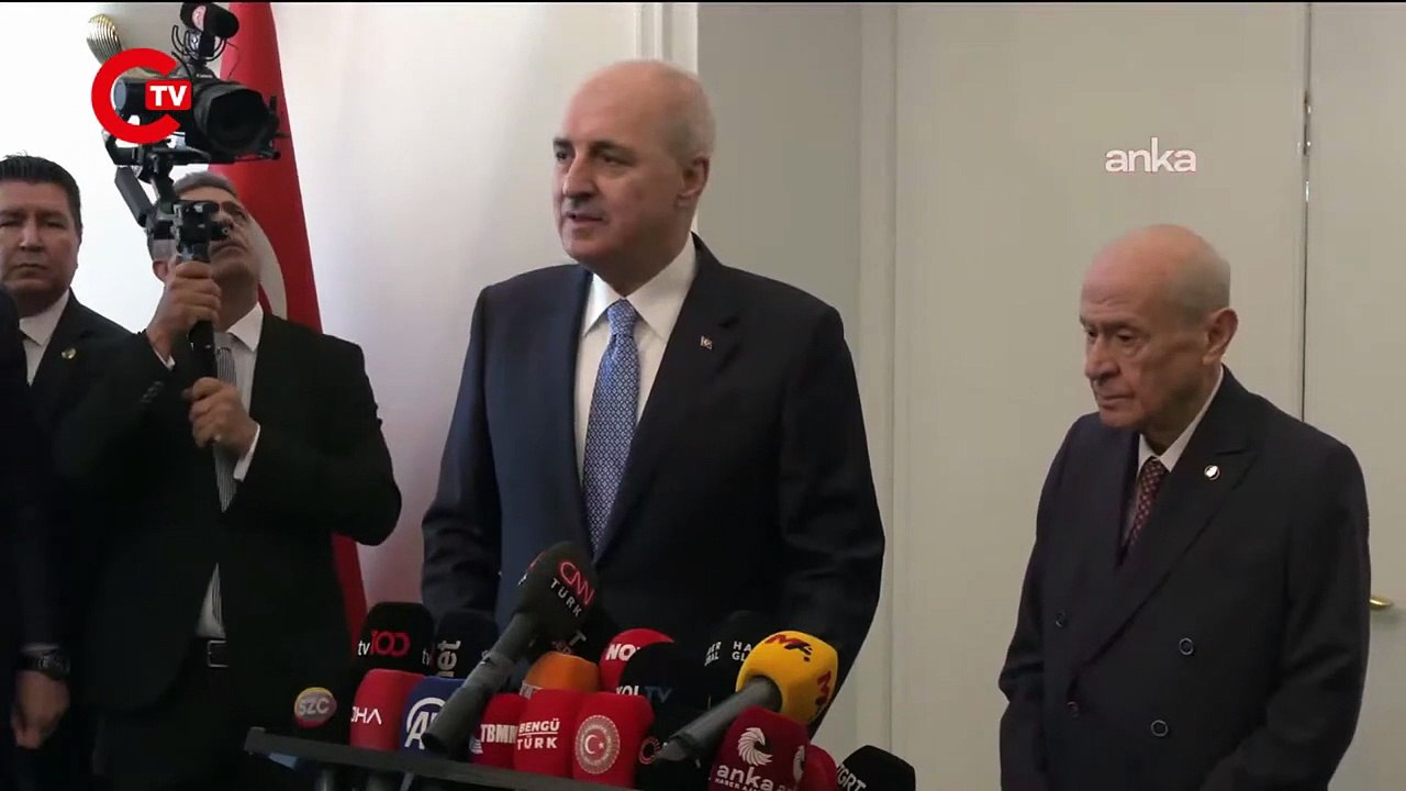 TBMM Başkanı Numan Kurtulmuş, Devlet Bahçeli'yi ziyaret etti; flaş açıklama