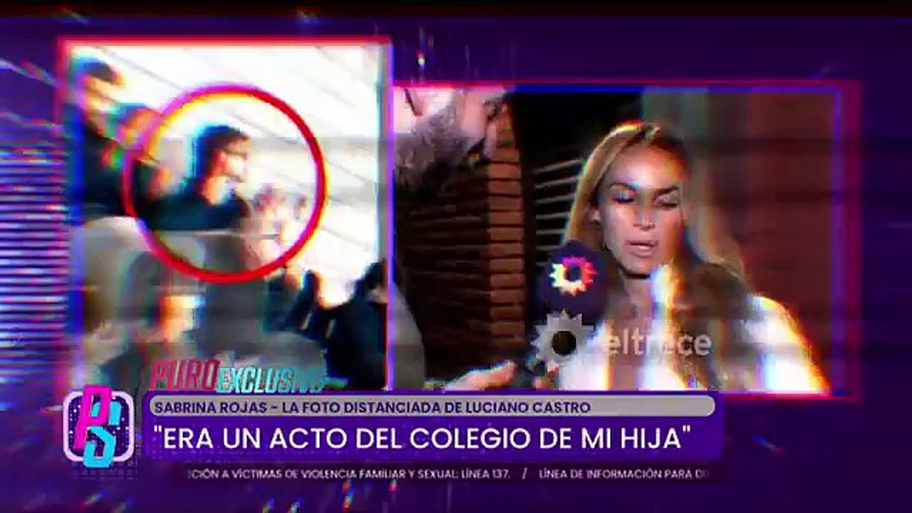 Se filtró una foto de Sabrina Rojas lejos de Luciano Castro en un acto escolar