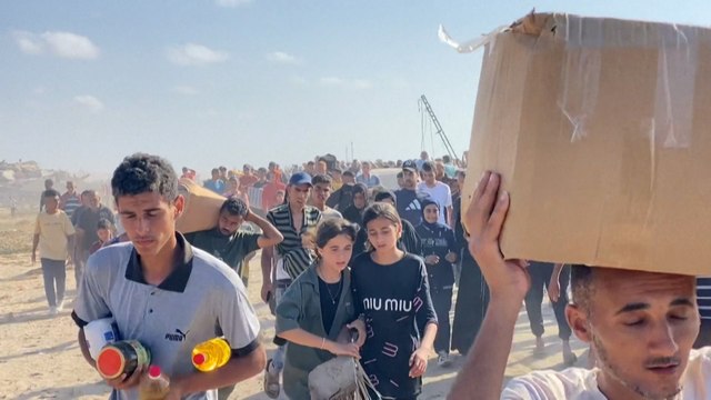 Chaos à Gaza lors d'une distribution d'aide alimentaire assurée par une société privée