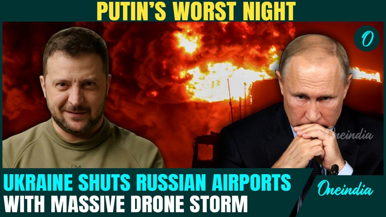 Ukraine UNLEASHES 200 Drones On Russia After DEADLY Strikes On Civilians | Moscow Airports SHUT DOWN