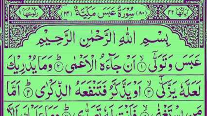 Surah Abasa, Surah Abasa explained, Tafsir Surah Abasa, humility in Quran, equality in Islam, Quran chapter 80, lessons from Quran, Islamic priorities, Day of Judgment Quran,**سورة عبس **Surah Abasa_By_Religion Of Islam Channel
