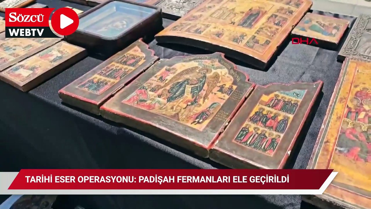 İstanbul'da tarihi eser operasyonu: Padişah fermanları ele geçirildi