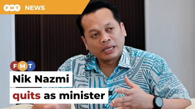 After Rafizi, now Nik Nazmi quits as minister