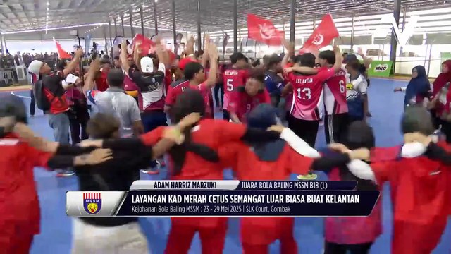 MSS Kelantan juara bola baling lelaki B18 tahun