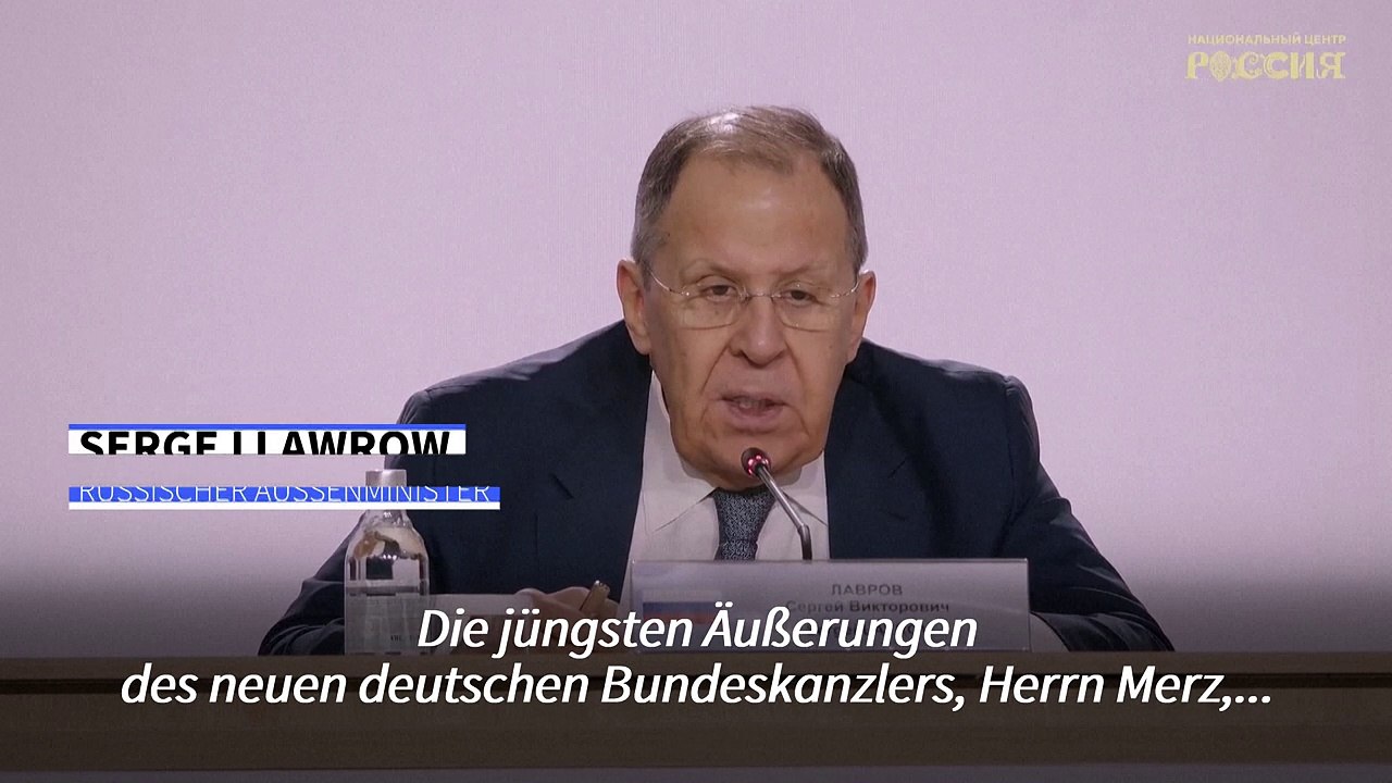 Lawrow nennt Bundeswehr-Aufrüstung 'sehr besorgniserregend'