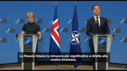 Rutte (Nato): Russia rimane la minaccia più significativa e diretta