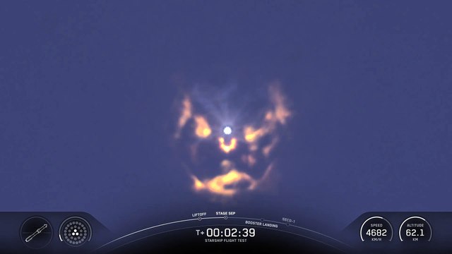 La nave Starship presentó fugas y comenzó a girar sin control