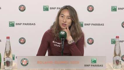 Roland-Garros 2025 - Zheng Qinwen : "Victoria Mboko, 18 ans ? À chaque fois qu'il y a un jeune qui arrive sur le circuit, ils sont au taquet"