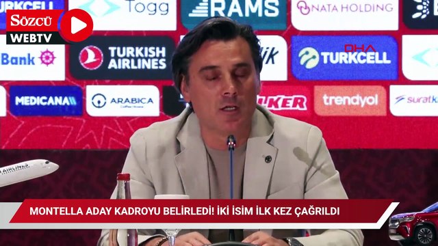 Montella aday kadroyu belirledi! İki isim ilk kez çağrıldı