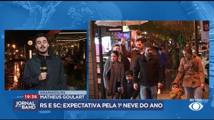 Expectativa de neve no Rio Grande do Sul e Santa Catarina