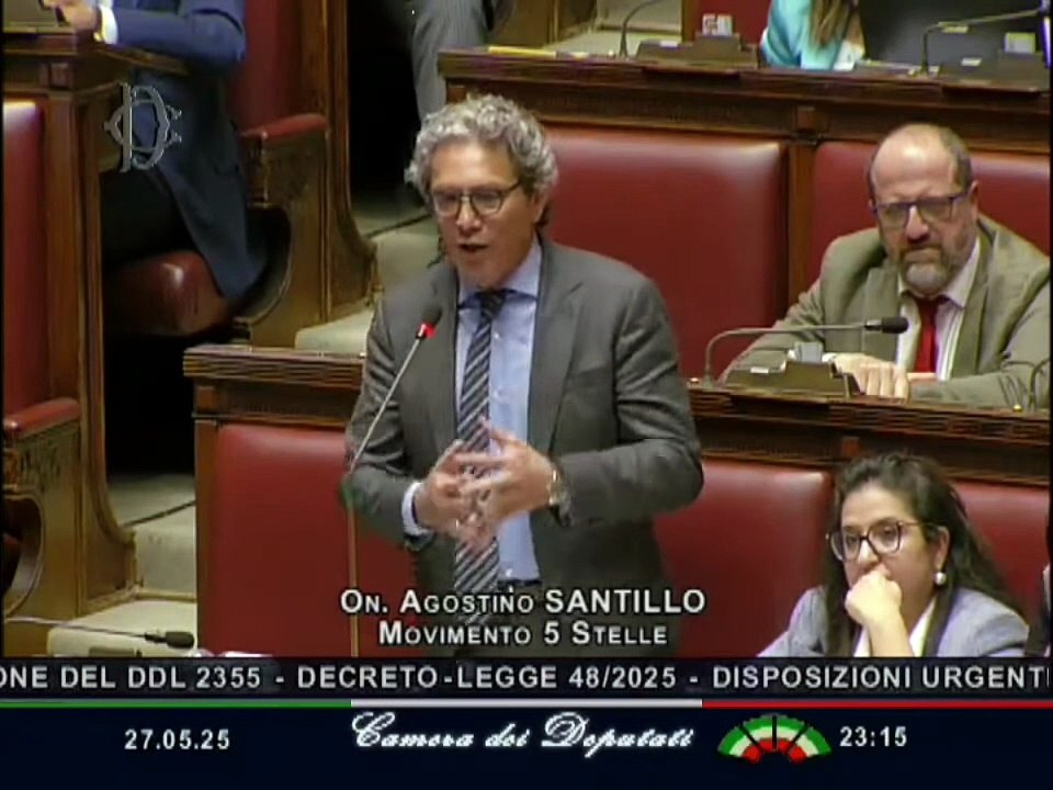 Santillo - Intervento alla Camera dei Deputati (28.05.25)