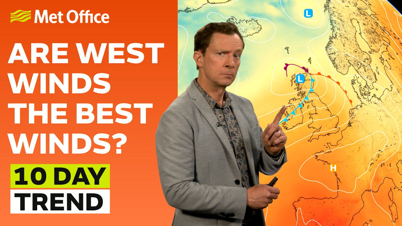 10 Day Trend 28/05/2025 – The start of summer? – Met Office weather forecast UK