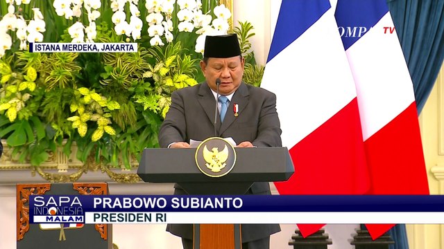 Presiden Prancis Emmanuel Macron Mengunjungi Universitas Negeri Jakarta