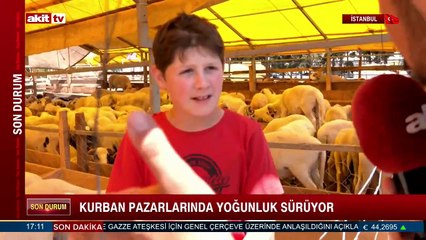 Kurban pazarlarında yoğunluk sürüyor