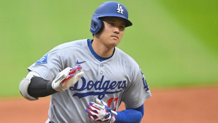 Ohtani Goes Yard in 3rd Straight Game as Dodgers Top Guardians