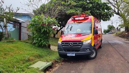 Homem se engasga com pedaço de carne, fica sem respirar e Siate é acionado